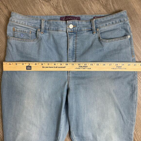 Gloria Vanderbilt Amanda Jeans Women’s 18 Skinny Stretch Boho - Picture 8 of 12